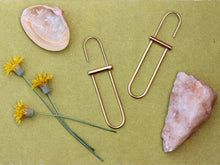 Load image into Gallery viewer, Gold Vermeil Mini Elongated Droplets