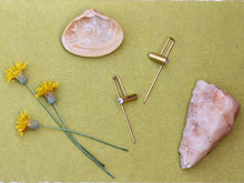 Load image into Gallery viewer, Gold Vermeil Baseline 02 Threaders