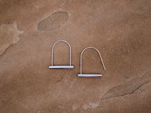 Load image into Gallery viewer, Sterling Bike Lock Hoops