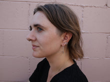 Load image into Gallery viewer, Sterling Bike Lock Hoops