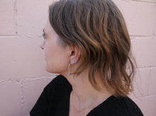 Load image into Gallery viewer, Sterling Bike Lock Hoops