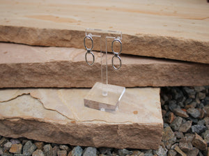 Sterling Double Link Studs